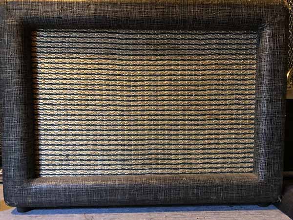 Tweed face of guitar amp